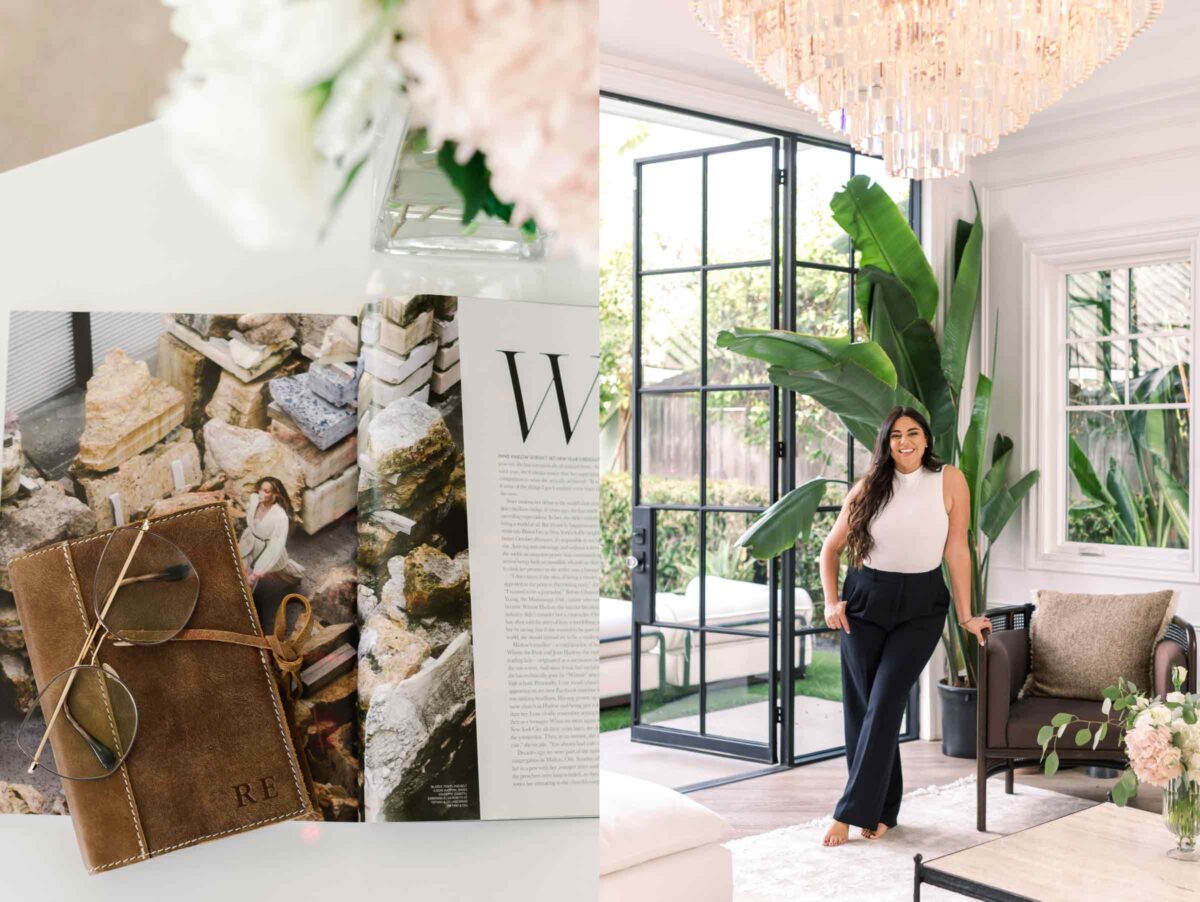 Beverly Hills lifestyle brand photo of Roxy Earle for ANA health and wellness campaign—confident, relaxed, and feminine leadership visuals.