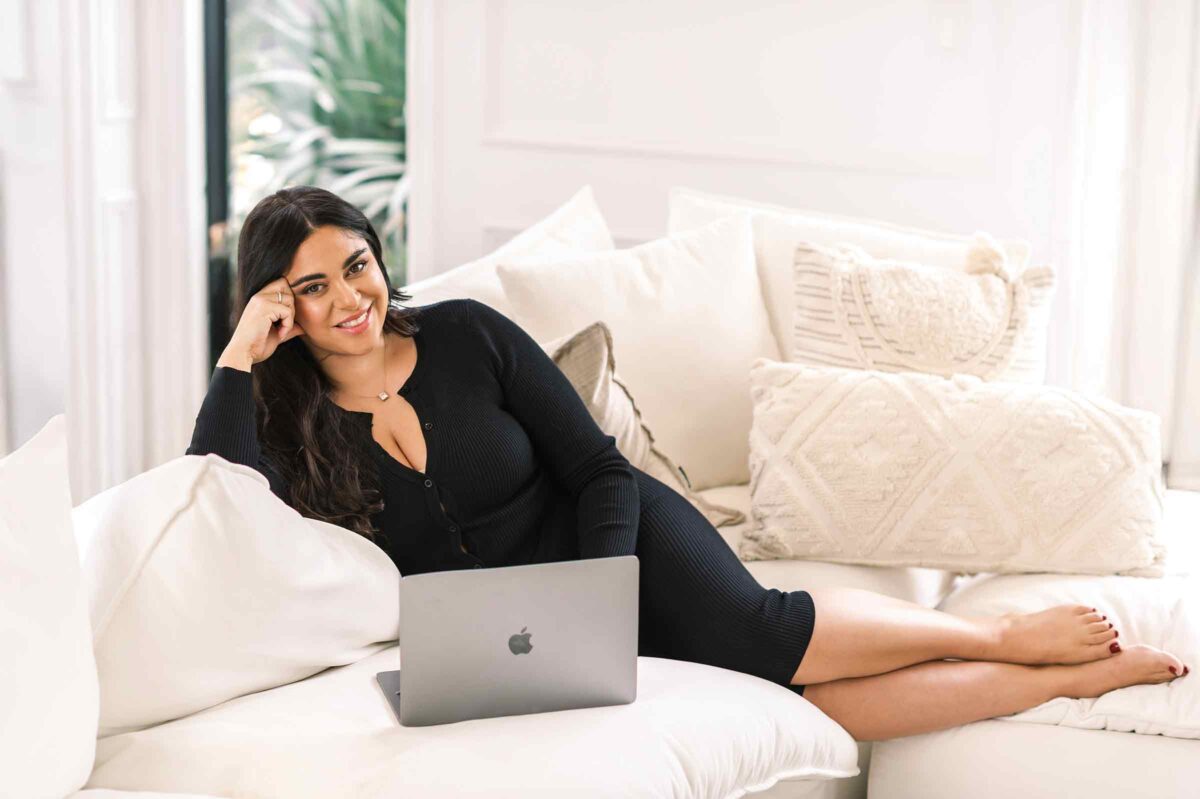 Roxy Earle photographed in Beverly Hills by Vicki Bartel—luxury branding shoot for tech entrepreneur and co-founder of Ana health app.